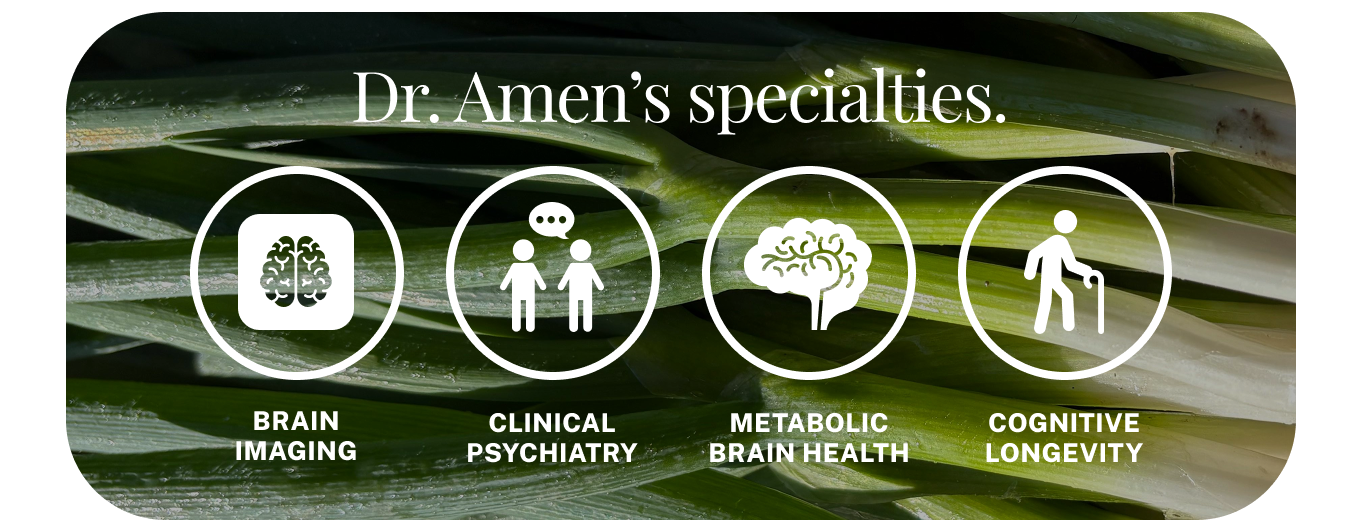 Dr. Amen's specialties.