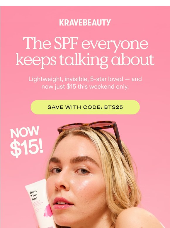 The SPF Everyone’s Talking About ☀️