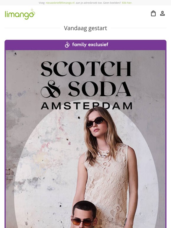 GRATIS verzending op Scotch & Soda 🛍️ Wees er snel bij!
