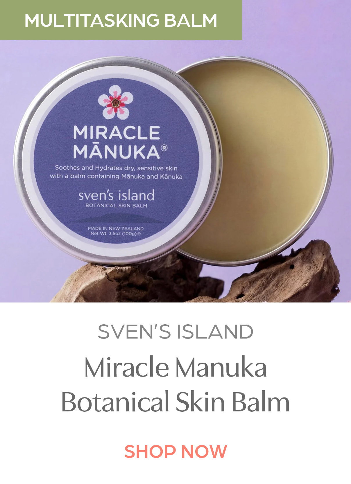 Shop Sven's Island Miracle Manuka Botanical Skin Balm