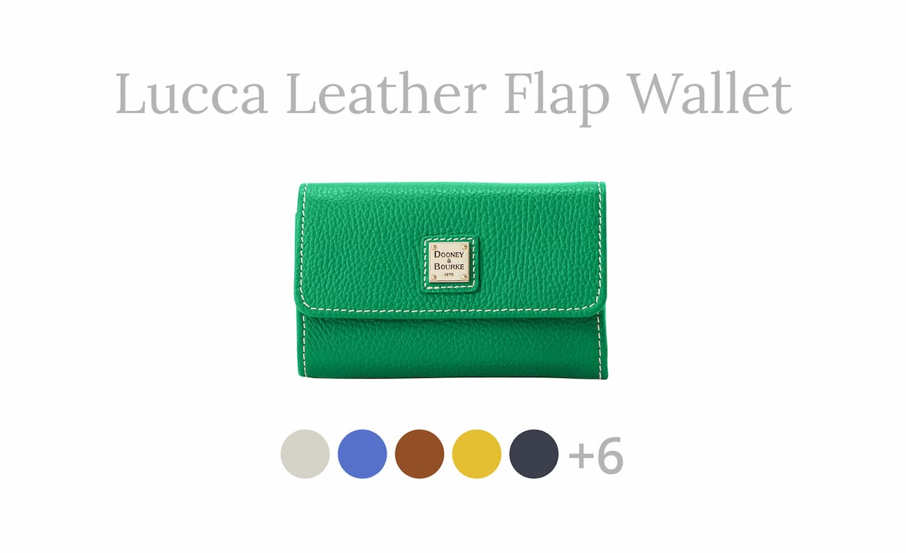 Lucca Leather Flap Wallet