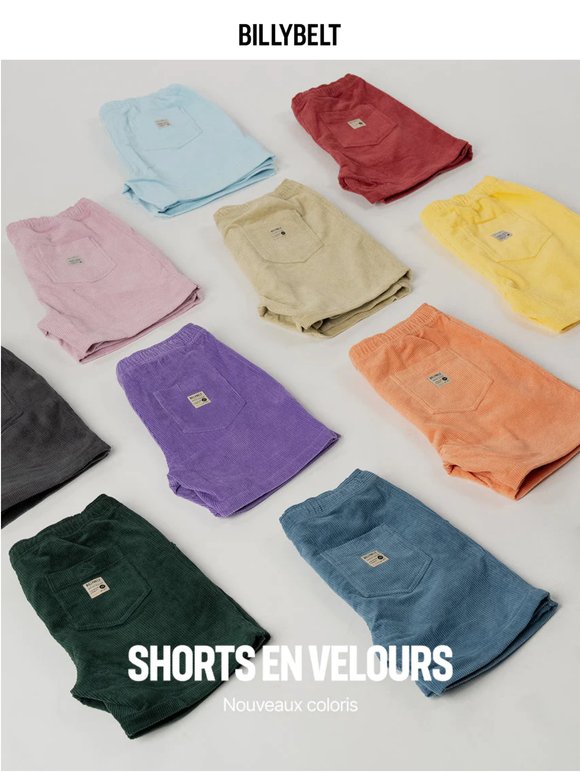 Nouveaux coloris, même short iconique