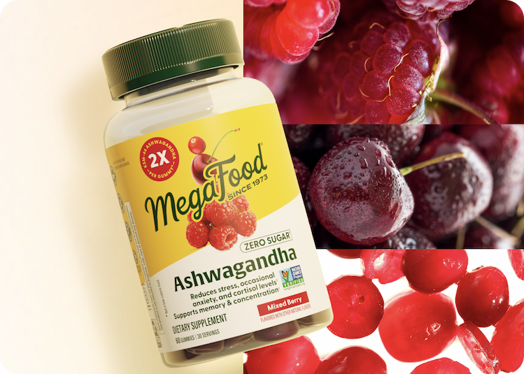 MegaFood Zero-Sugar* Ashwagandha Gummies