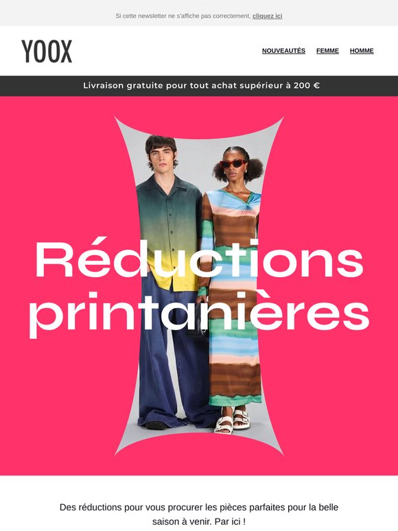 Par ici les nouvelles offres de printemps