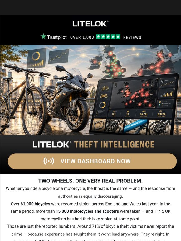 Live: UK bike theft, mapped in real time