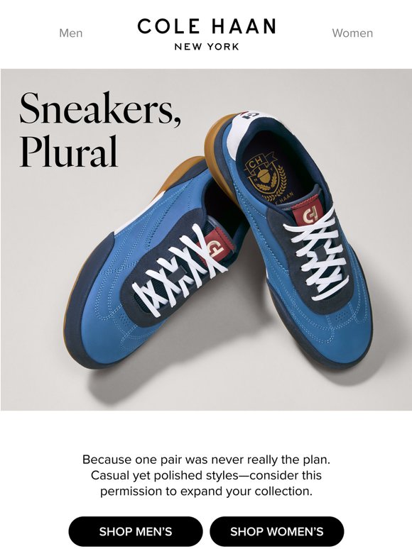 Your sneaker collection called. It wants company.