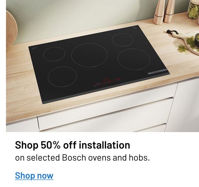 Shop 50% off installation
