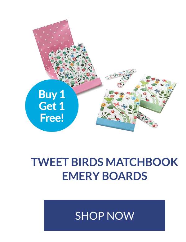 Tweet Birds Matchbook Emery Boards