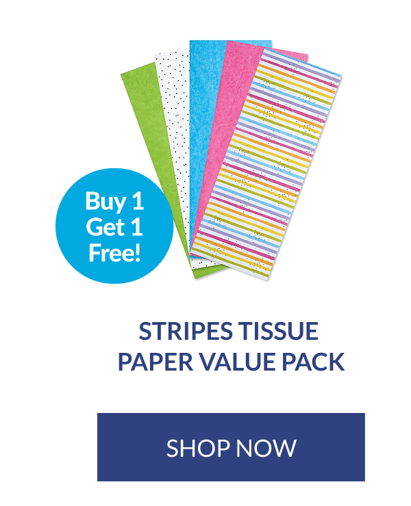 Stripes Tissue Paper Value Pack