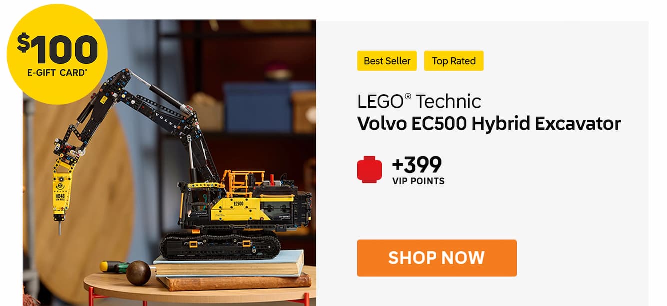LEGO® Technic Volvo EC500 Hybrid Excavator