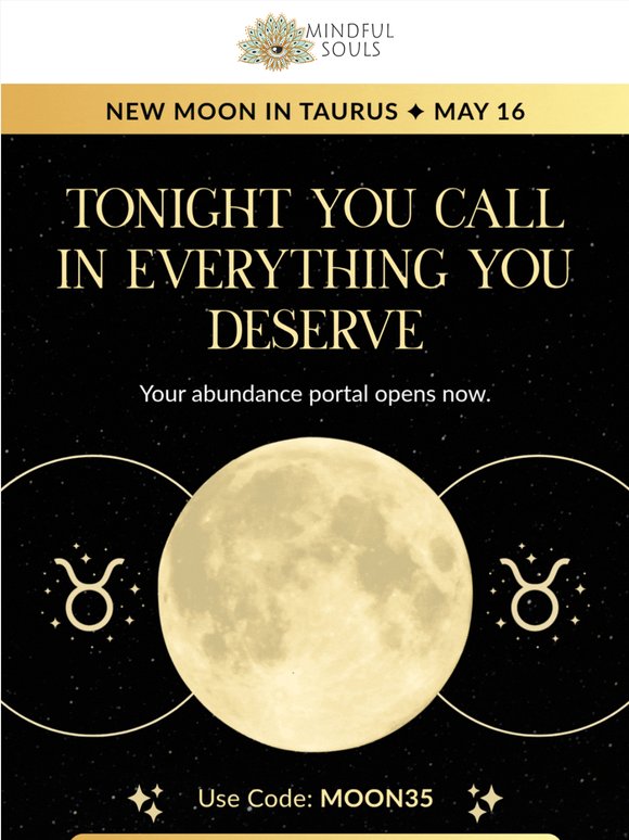 🌑 New Moon TONIGHT!