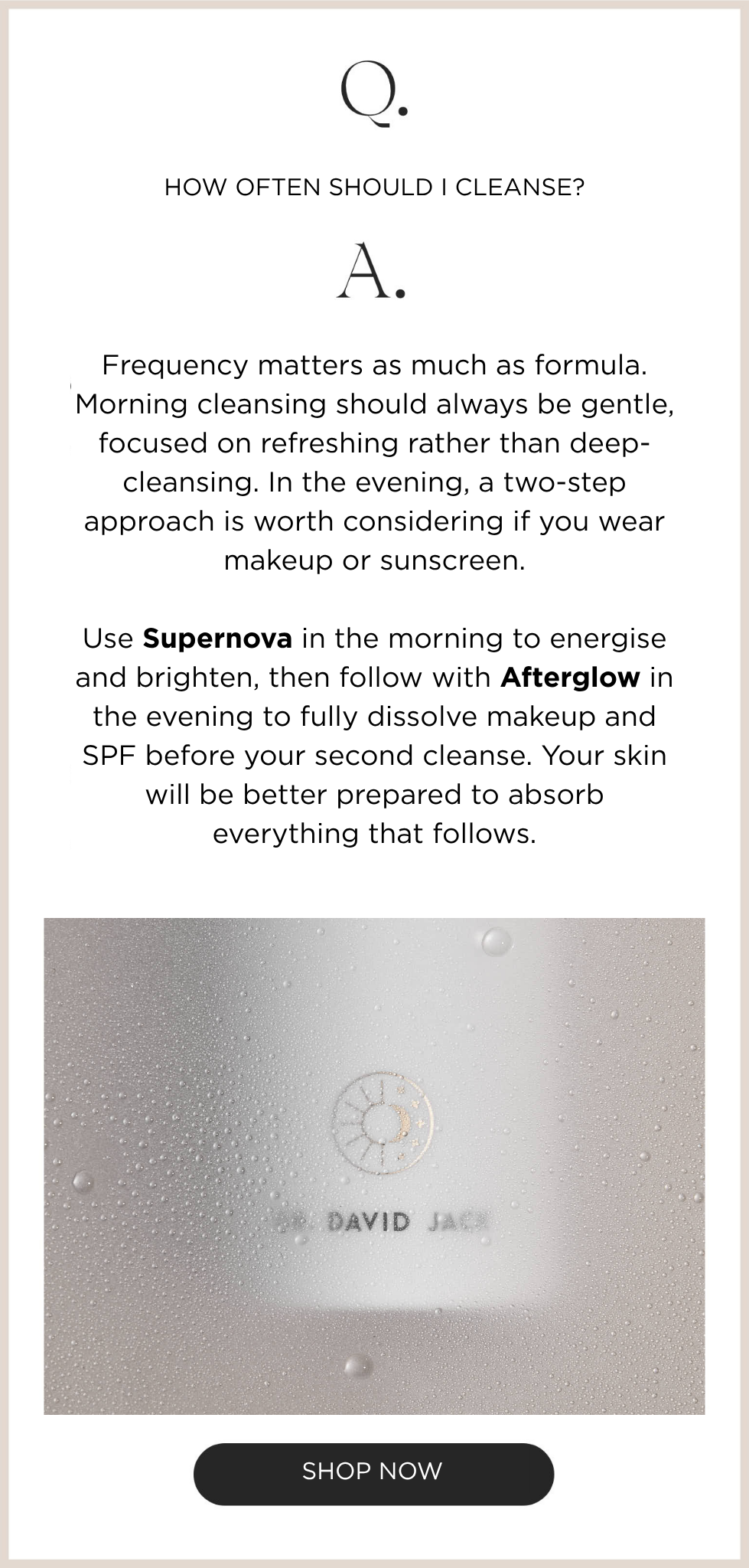 DISCOVER CLEANSERS