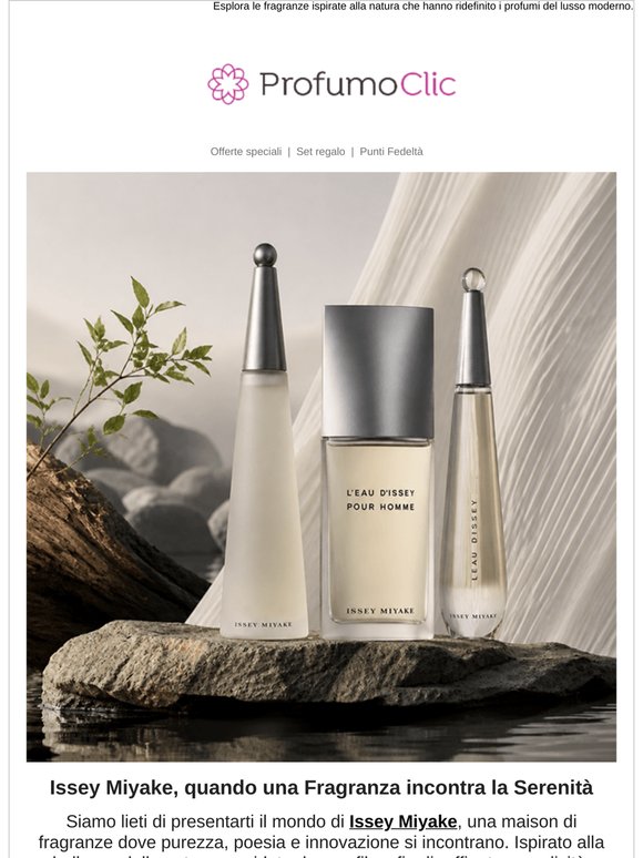 Risveglia i tuoi Sensi con Issey Miyake