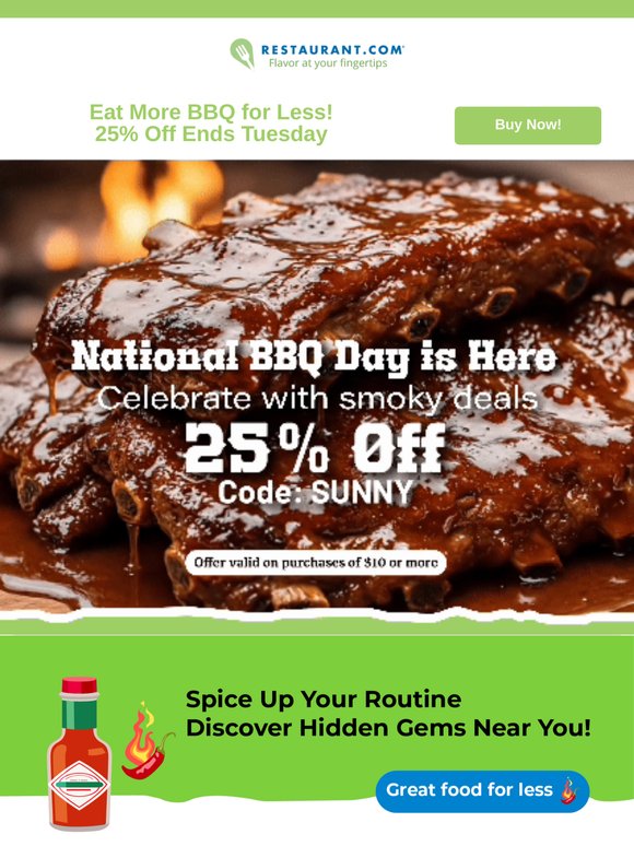 It’s National BBQ Day 🥳