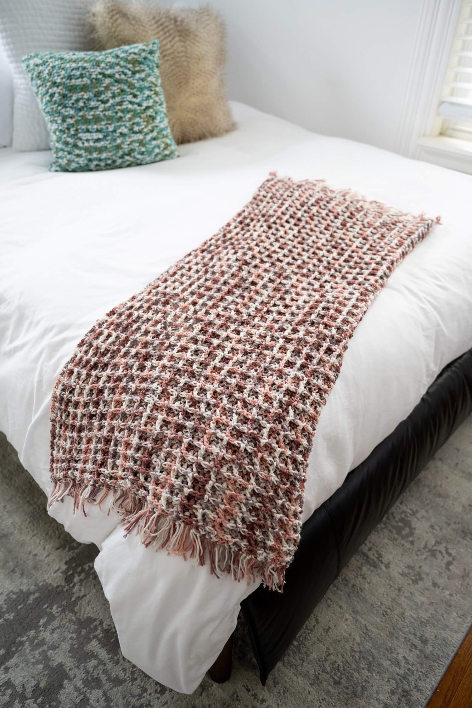 Image of Buckhead Waffle Throw (Crochet)