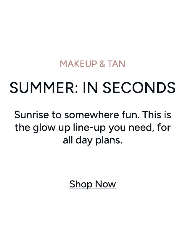 makeup and tan