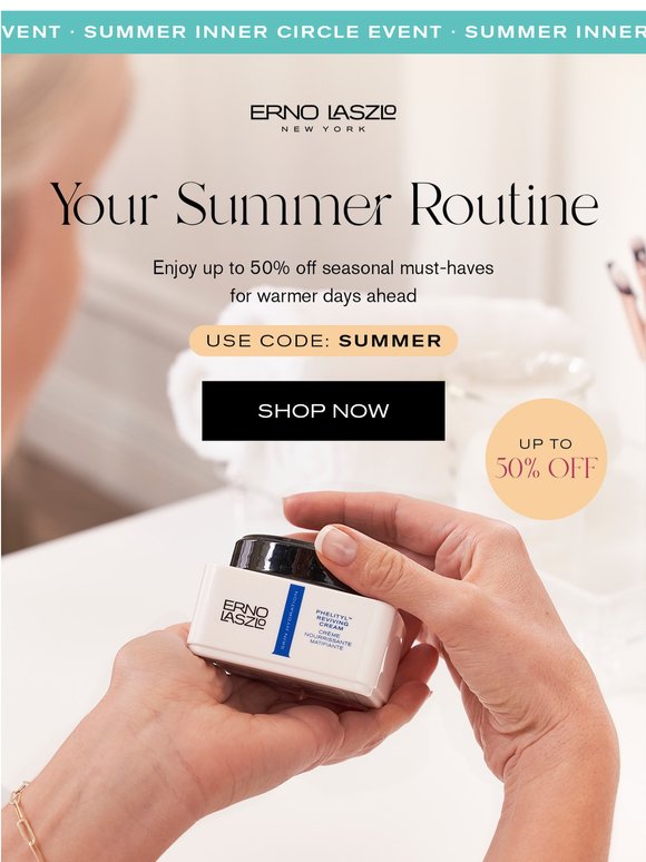 Build Your Summer Routine ☀️