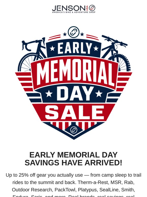 Our Annual Memorial Day Sale is Here!