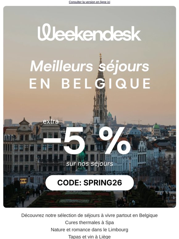 Découvrez la Belgique autrement