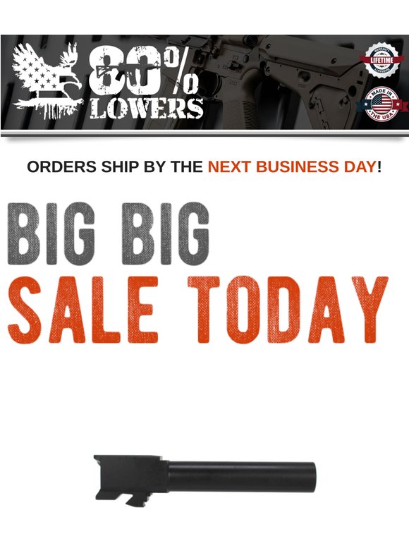 🎯 Don’t Miss Out! Glock Barrel Sale Ends at Midnight –
