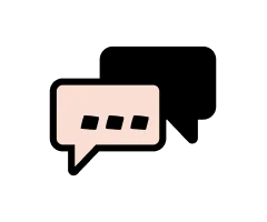 ICON: Lush Live Chat - two speech bubbles