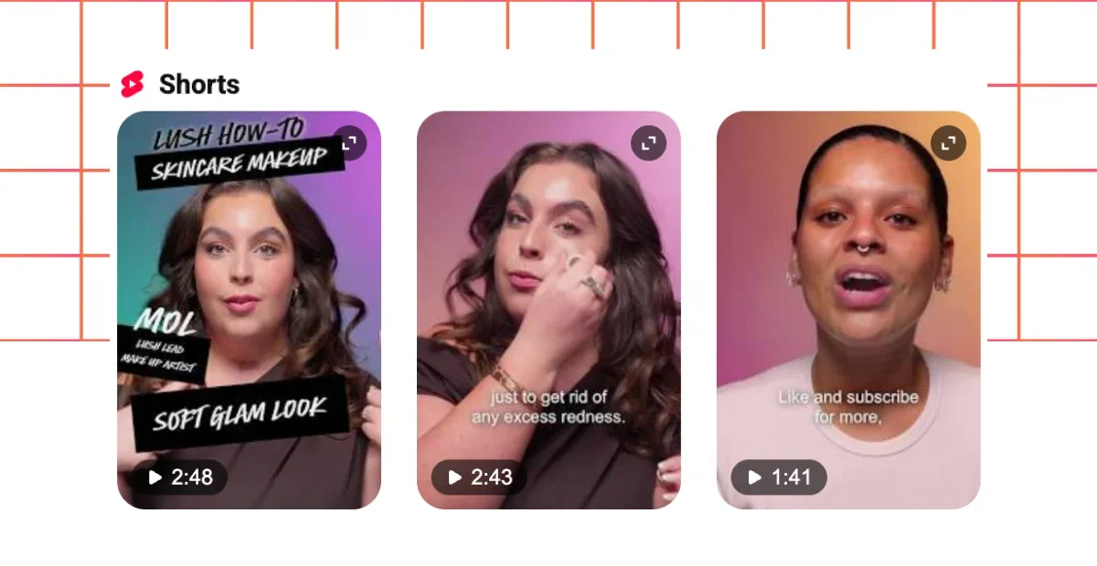 YouTube Shorts: Makeup collection