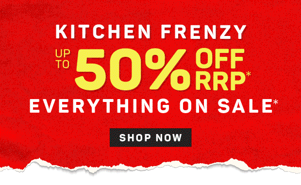Kitchen Frenzy: Up to 50% off Everything on Sale