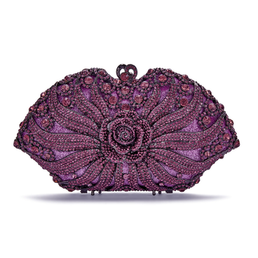 Purple Crystal Clutch