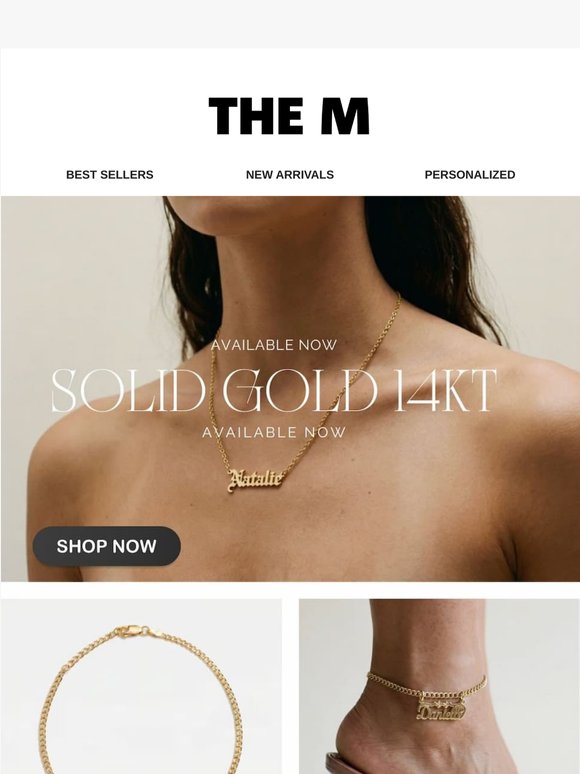 WE LOVE SOLID GOLD