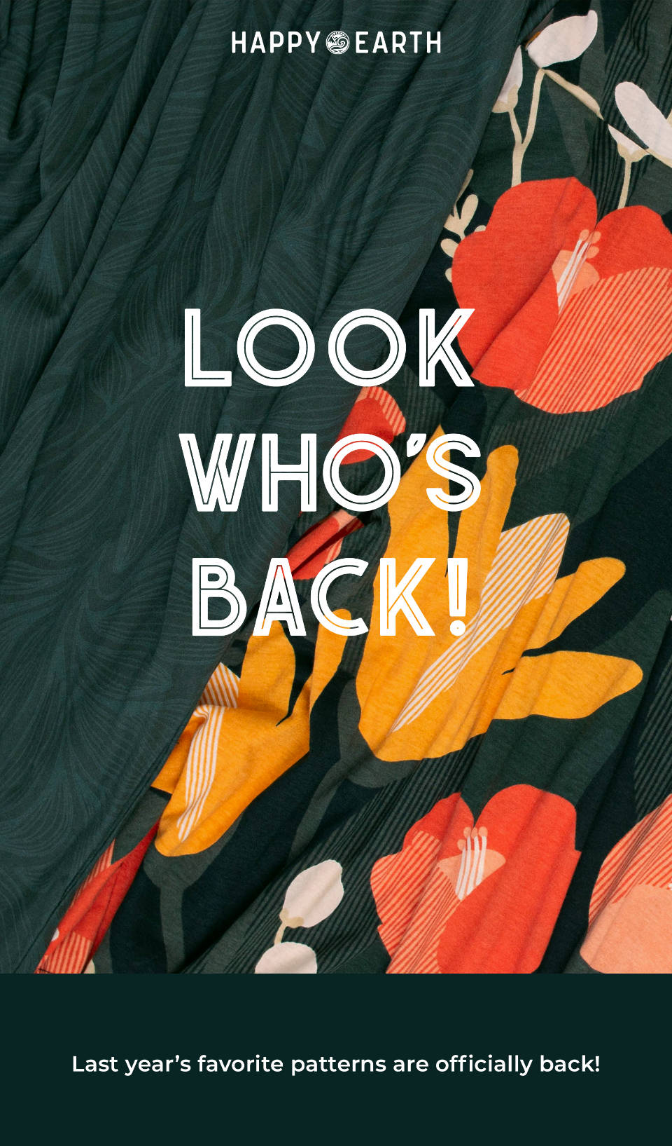 Look who's back! Last year's favorite patterns are officially back