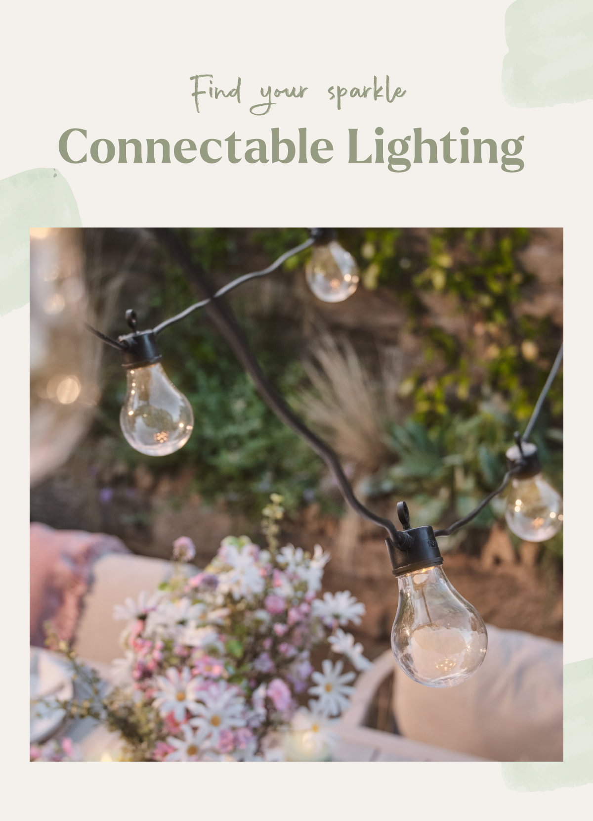 Connectable lighting