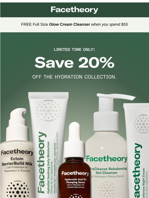 20% off All Hydration 💦