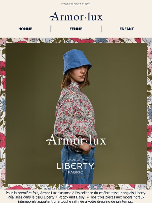Armor-lux en tissus Liberty