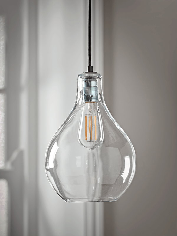 Teardrop Pendant - Clear