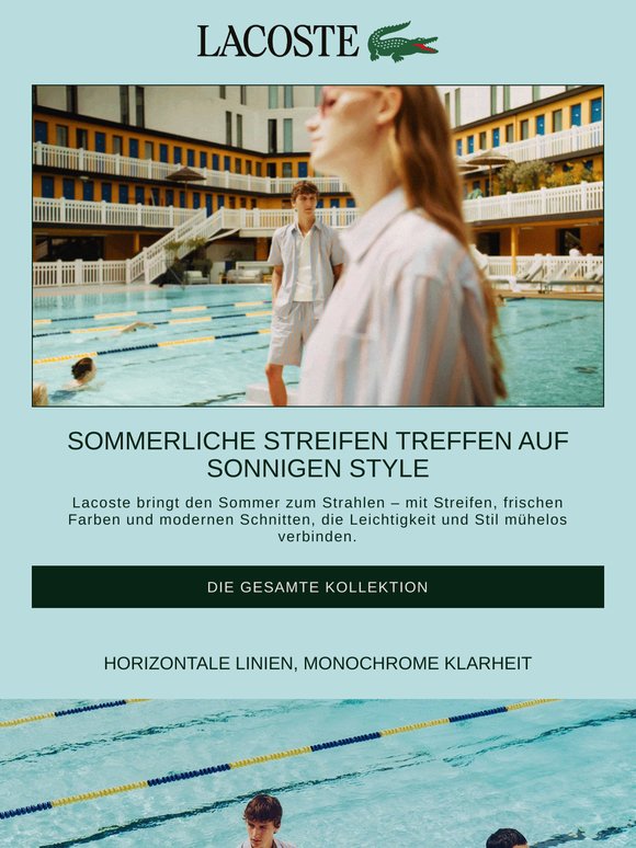 Ein Lacoste‑Sommer