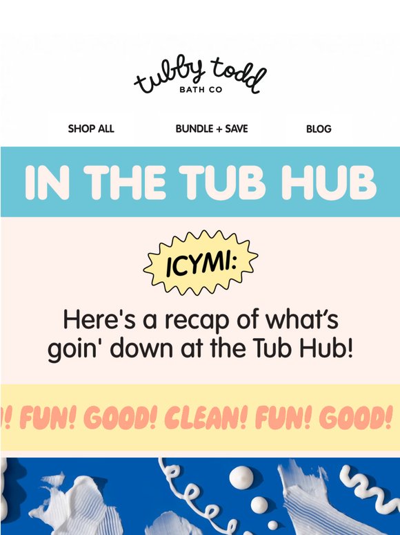 This Week in the Tub Hub