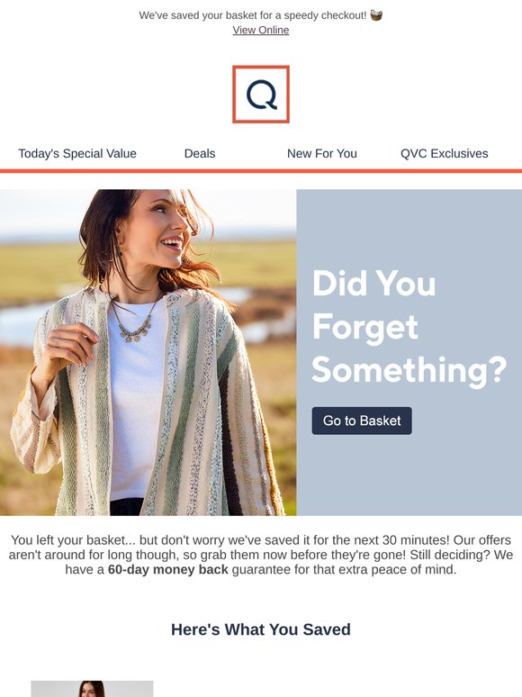 , did you forget something?