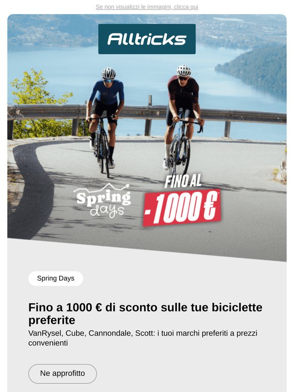 Approfitta di uno sconto fino a 1000 €