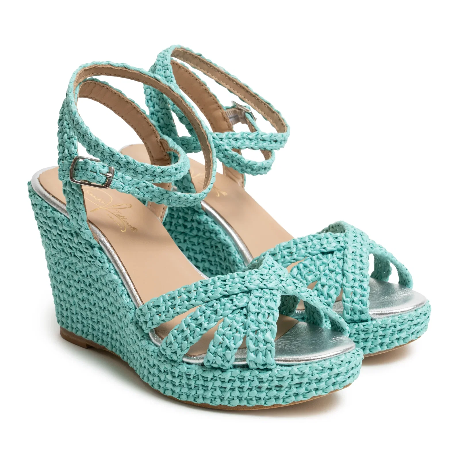 Image of Women Platform Wedge Sandals in Twinkletif