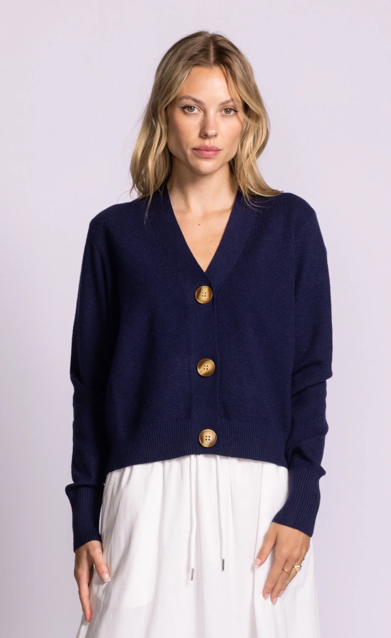 Hampton Cardi Navy