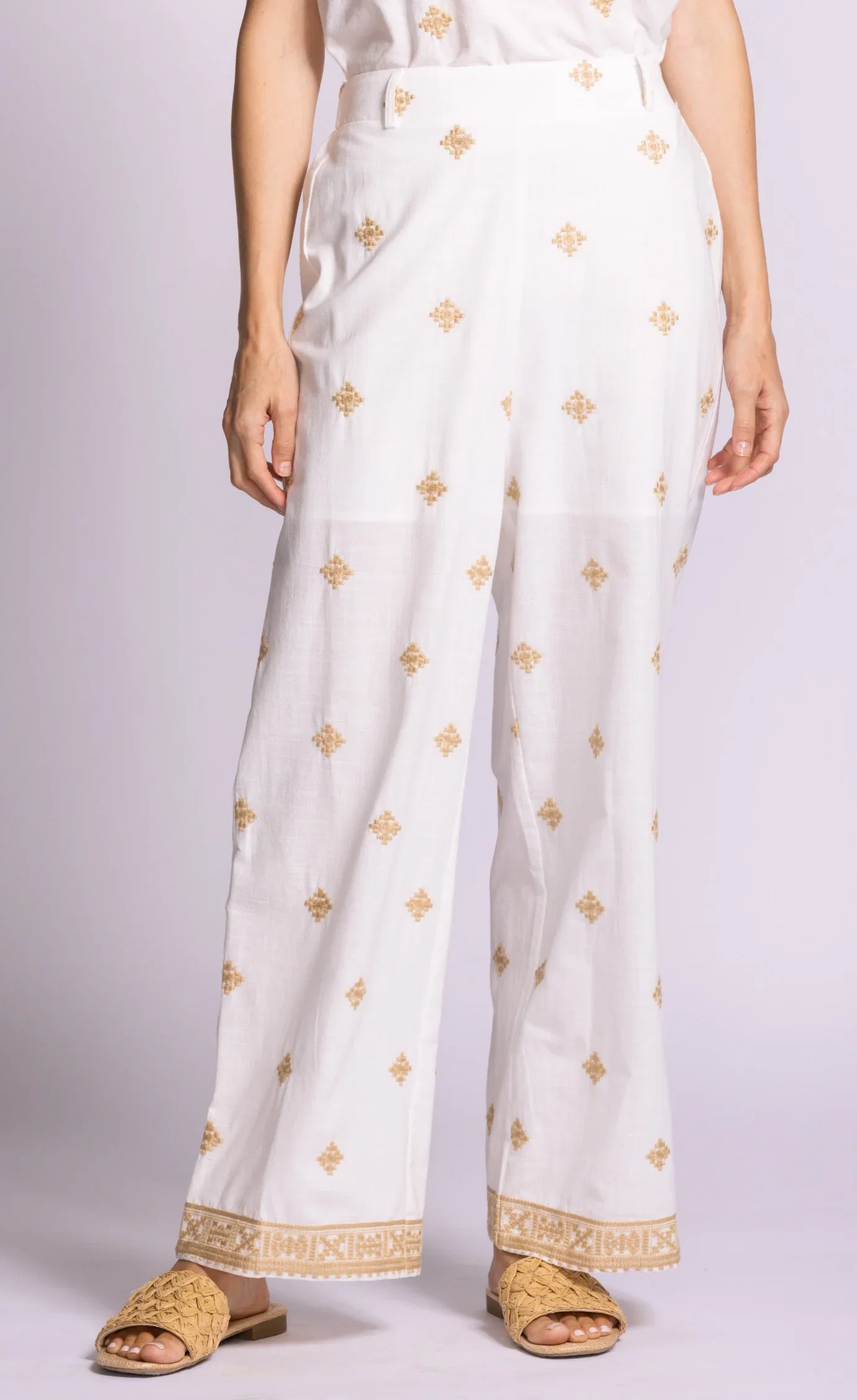 Saticoy Pants White
