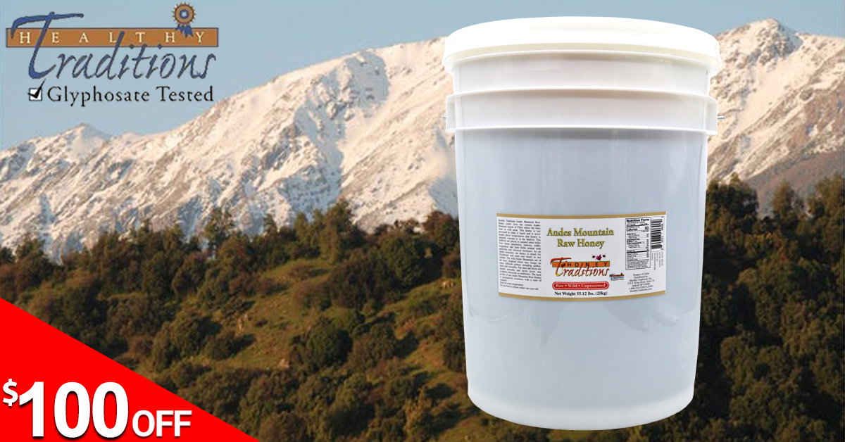 Andes Mountain Honey 55 lbs.