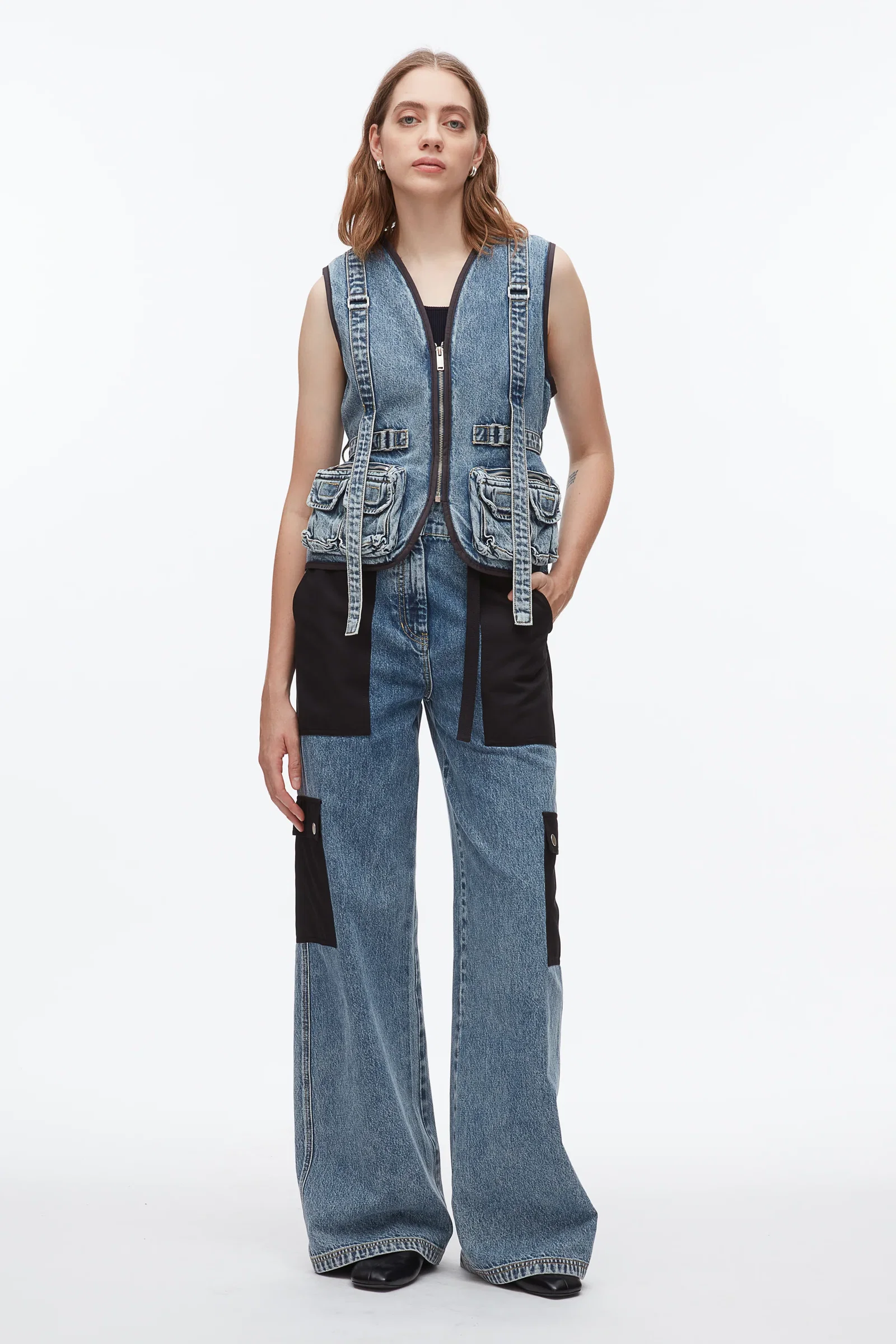 Image of Denim Field Vest