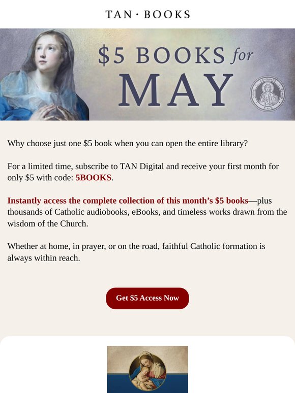 Thousands of Catholic Titles for Just $5