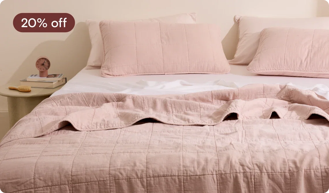 Shop 20% off Blush in Rory Washed Cotton