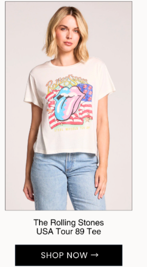 The Rolling Stones USA Tour 89 Tee