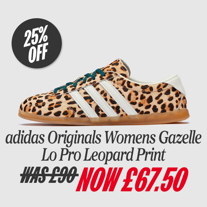 adidas Originals Womens Gazelle Lo Pro Leopard Print
