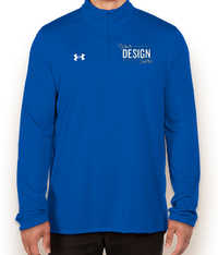 Image of Under Armour Team Tech Recycled Quarter Zip Performance Shirt - Printed
