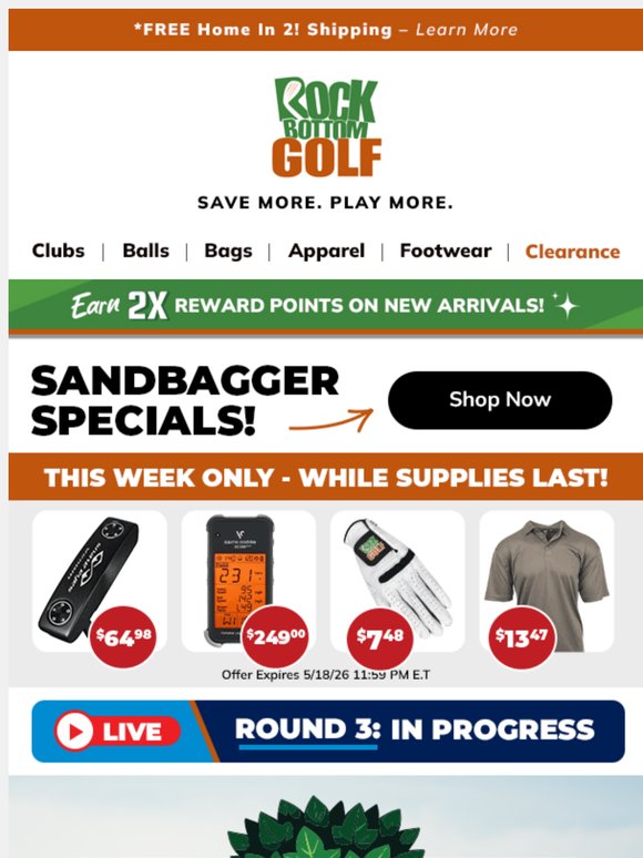 FRESH DEALS! ⛳ Up to 30% OFF INSTANT SAVINGS ��� PGA Championship SALE!