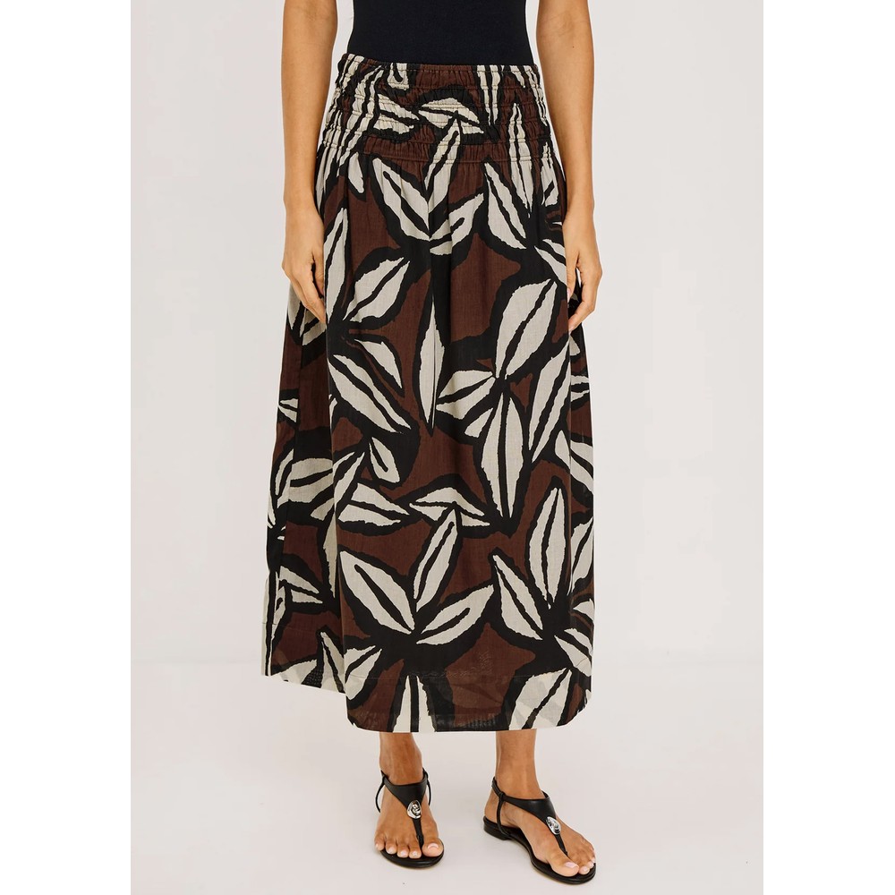 Image of Alessa Skirt - Cocoa Floral